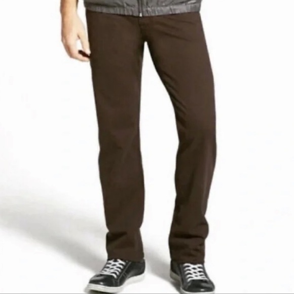 🎉HP🎉Ag Adriano Goldschmied “The Protege” Brown Jeans - Picture 1 of 8